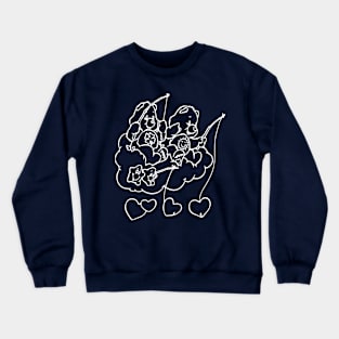 twin bears fishing Crewneck Sweatshirt